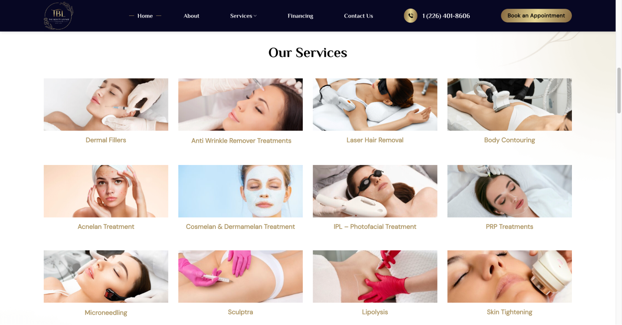 Services at The Beauty Lounge include expert care as a medi spa Avenue road Toronto.