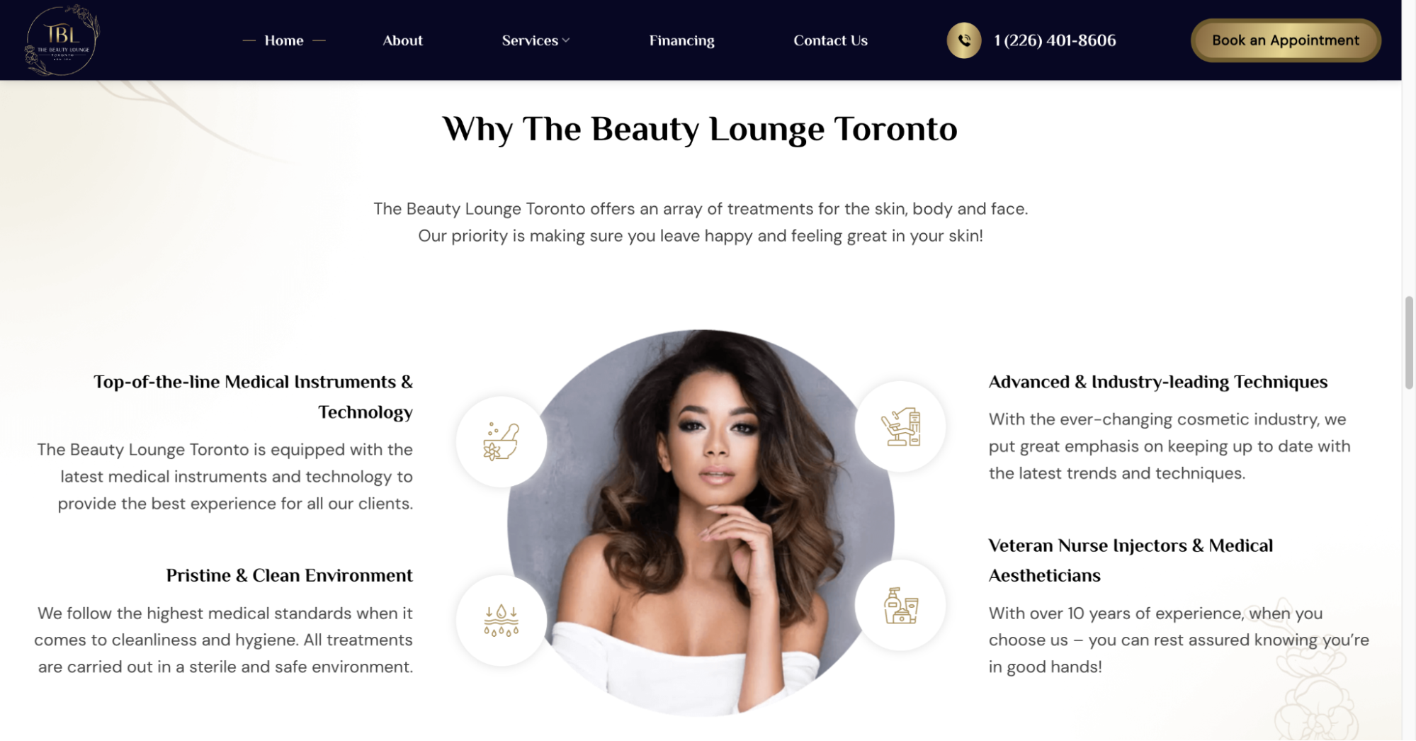 The Beauty Lounge offers services with trusted care as a medi spa Toronto Avenue road.