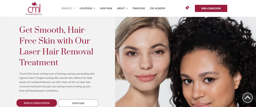 Canada MedLaser Laser hair removal Downtown Toronto.