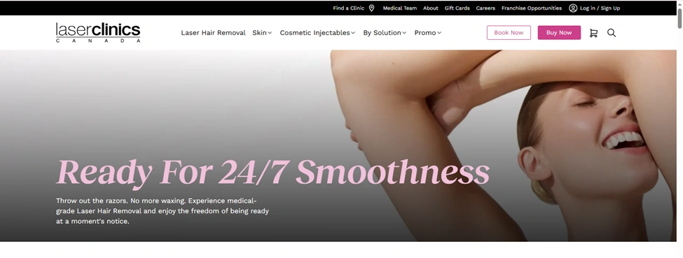 Laser hair removal Downtown Toronto Laser clinics Canada.