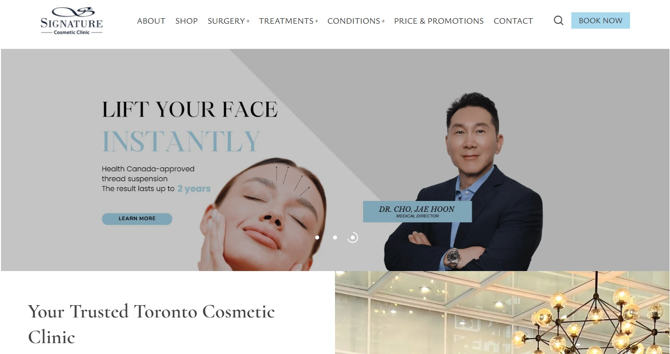 Signature Cosmetic Clinic provides good services as a med spa toronto medspa yonge.