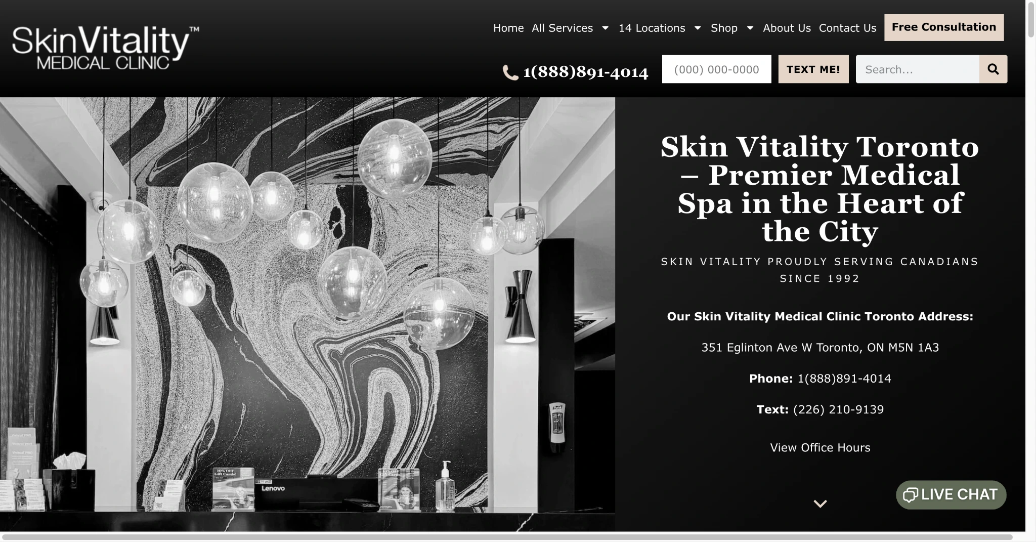Skin Vitality Toronto offers affordable medspa Toronto.