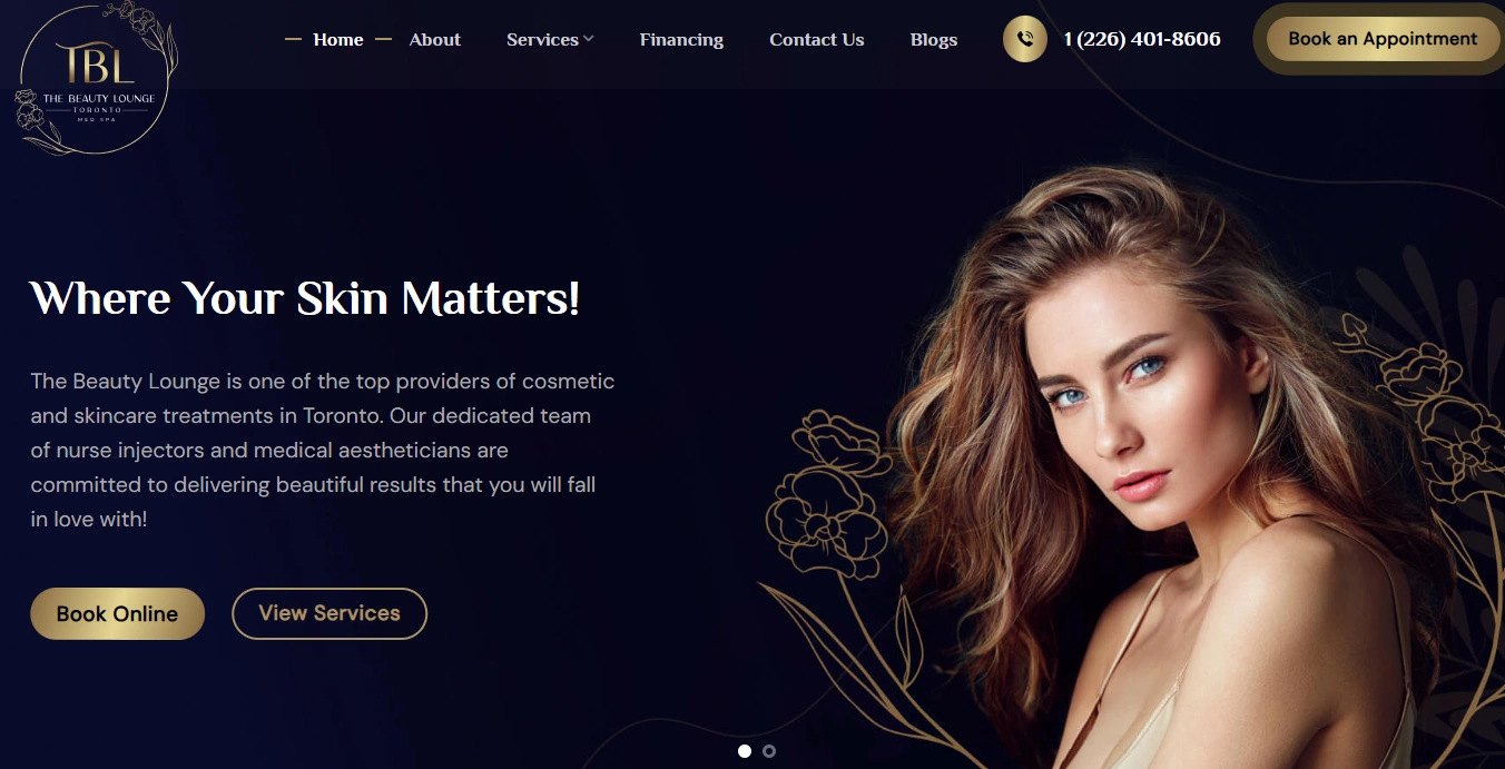 The Beauty Lounge offers services as a med spa toronto medspa yonge.
