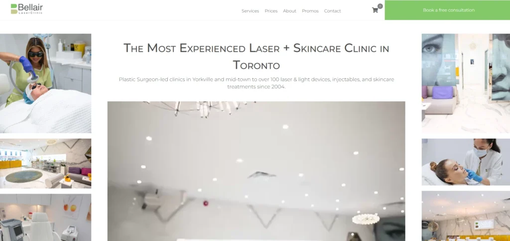 Bellair Laser Clinic offers aesthetic treatment for botox Toronto Yorkville.