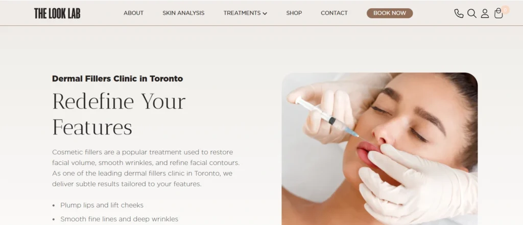 Best dermal fillers in Toronto at The Look Lab.
