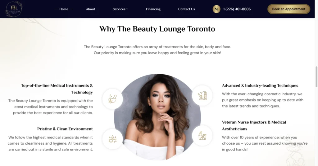 Choose The Beauty Lounge as the best place to get lip fillers in Toronto.