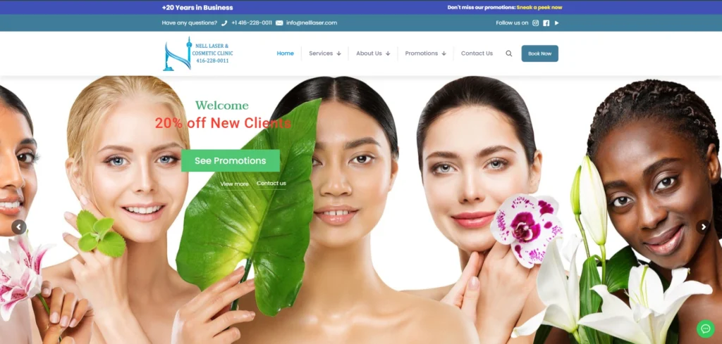 Laser hair removal for dark skin Toronto at Nell Laser & Cosmetic Clinic.