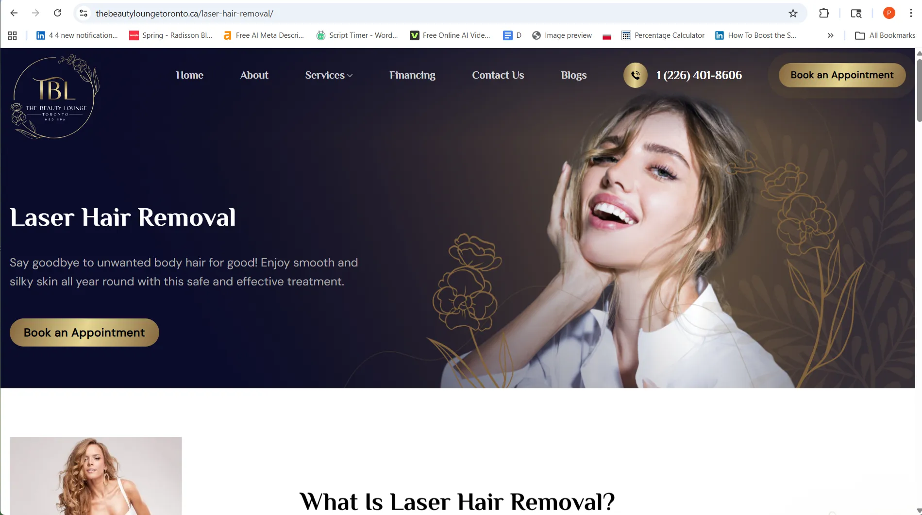 laser hair removal toronto clinic smooth skin treatment