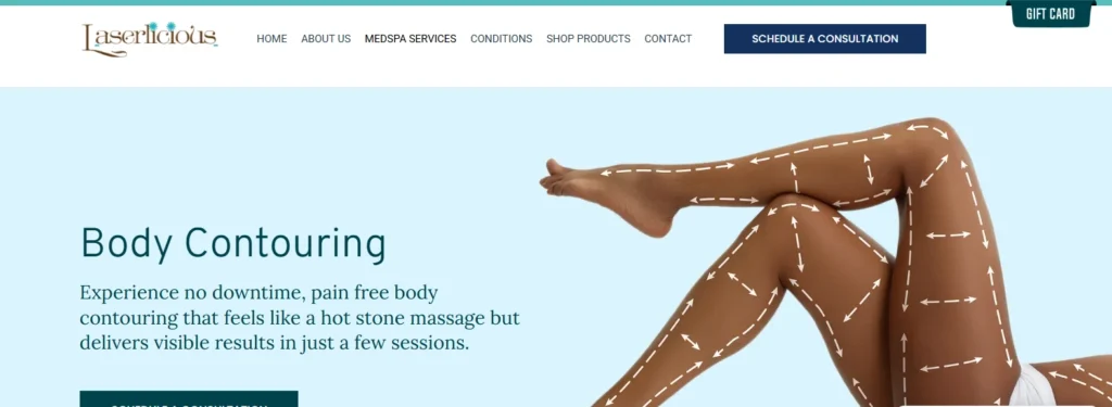 Laser Licious body contouring clinics Toronto.