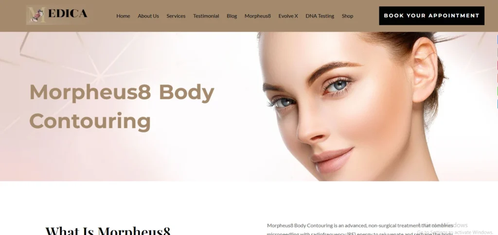 Medica Laser Spa Toronto body contouring clinic.
