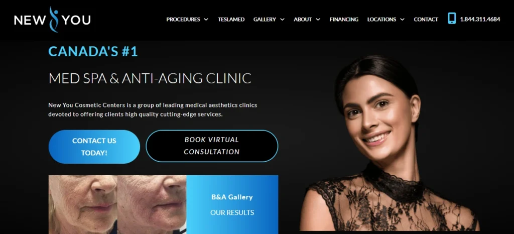 New you serves as the best clinic for botox Toronto Yorkville area.