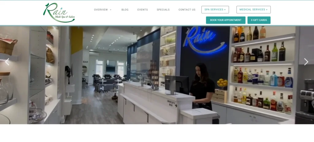 Rain Medi Spa & Salon offering services at Toronto med spa Bayview and Eglinton.