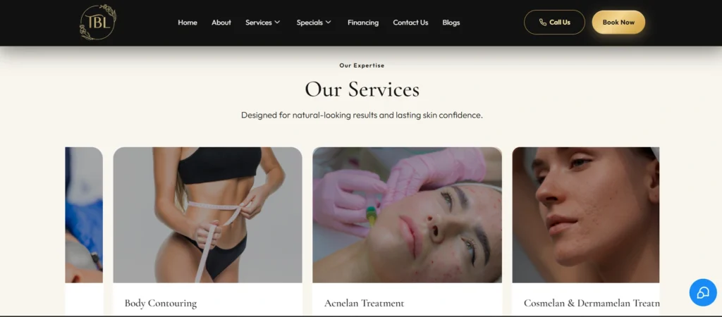 Signature treatments and services at Toronto med spa Bayview and Eglinton.