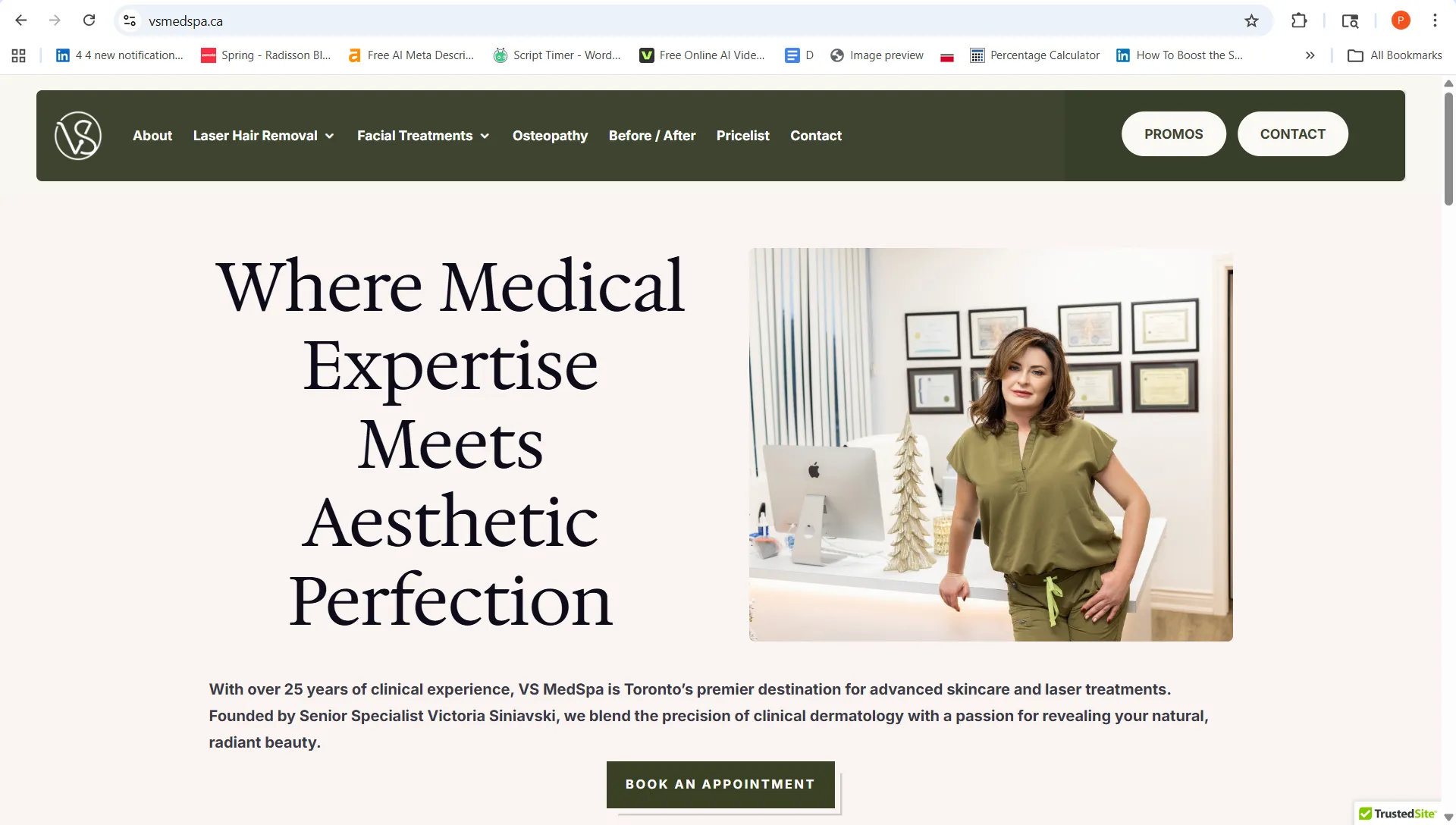 Top laser hair removal clinics Toronto