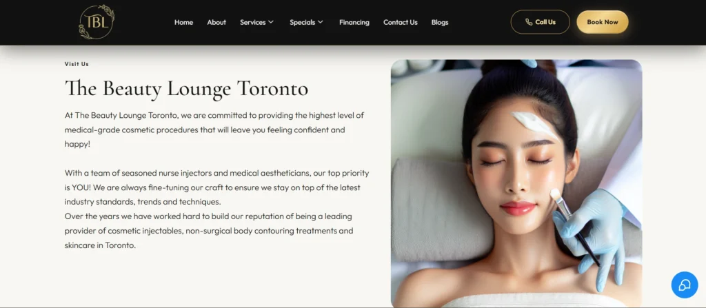 Toronto med spa bayview clinic overview atmosphere.