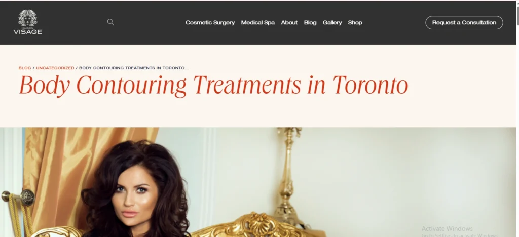 Visage Clinic Toronto body contouring clinics.