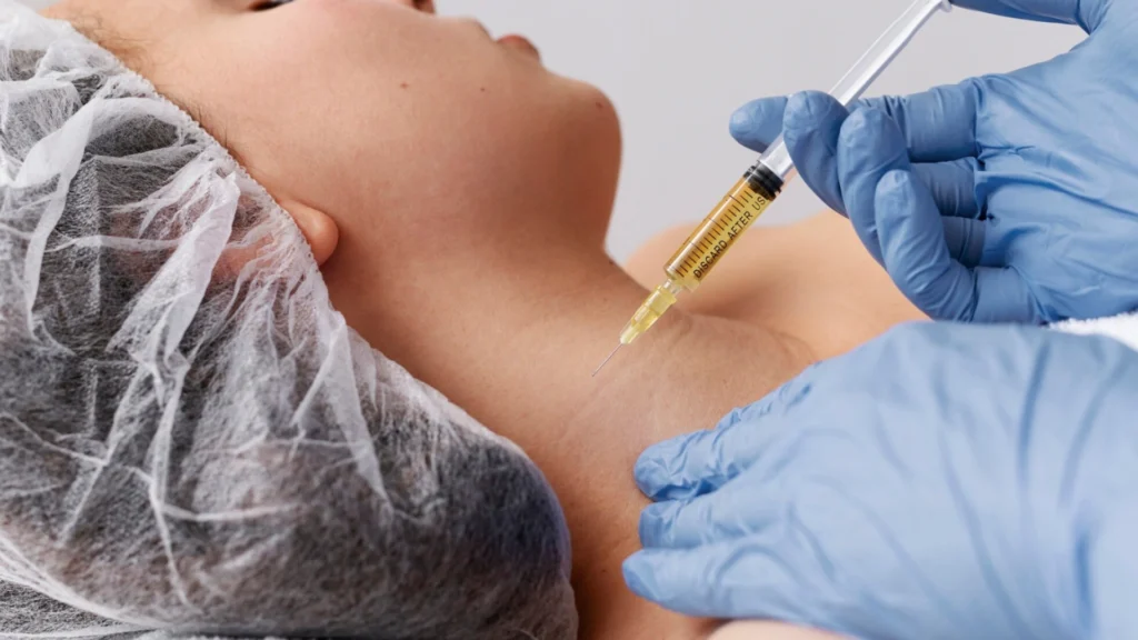 Face neck and décolletage mesotherapy Toronto price.