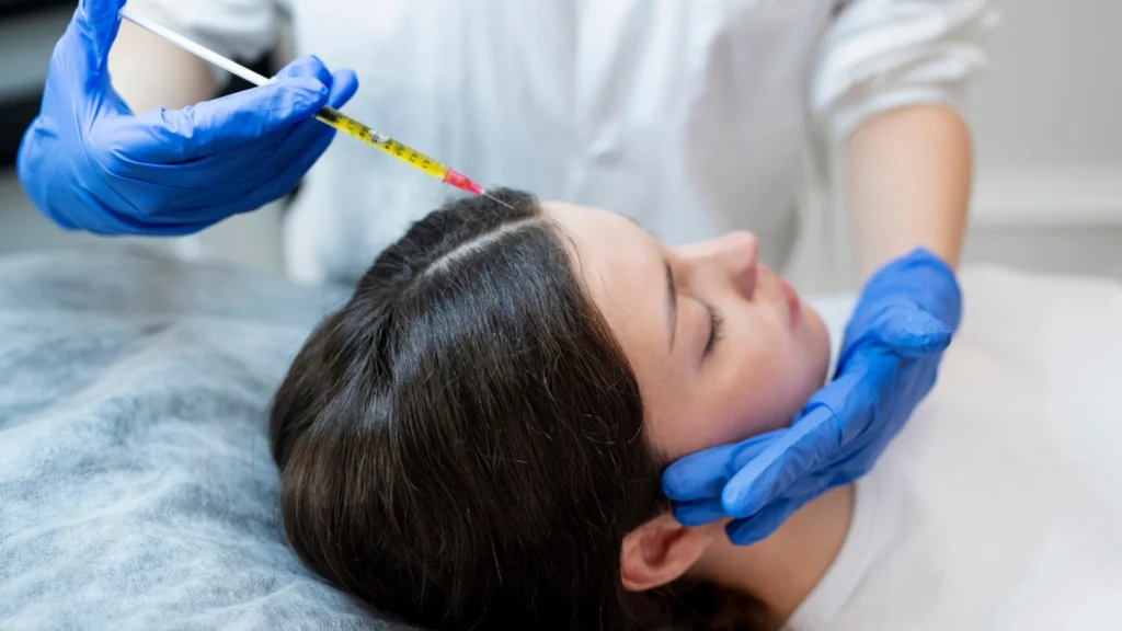 Mesotherapy for hair cost Toronto related hair growth and follicle activation.