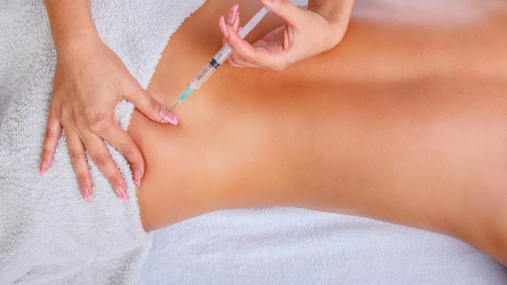 Thigh cellulite reduction mesotherapy Toronto price details.