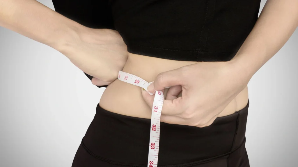 Cortisol suppress lipolysis and may affect fat breakdown. 