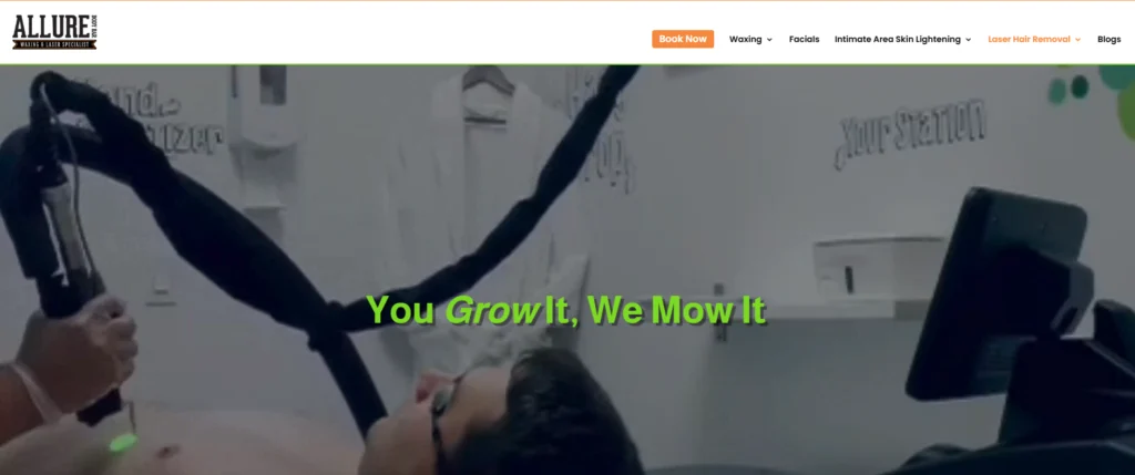 Allure Body Bar - leg laser hair removal clinics in Toronto.