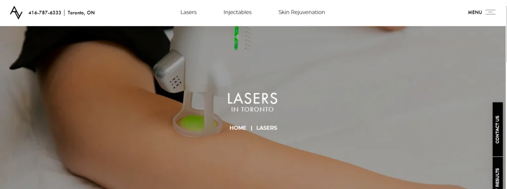 Aviva Cosmetic & Laser Clinic - laser hair removal clinic near Avenue Road in Toronto.