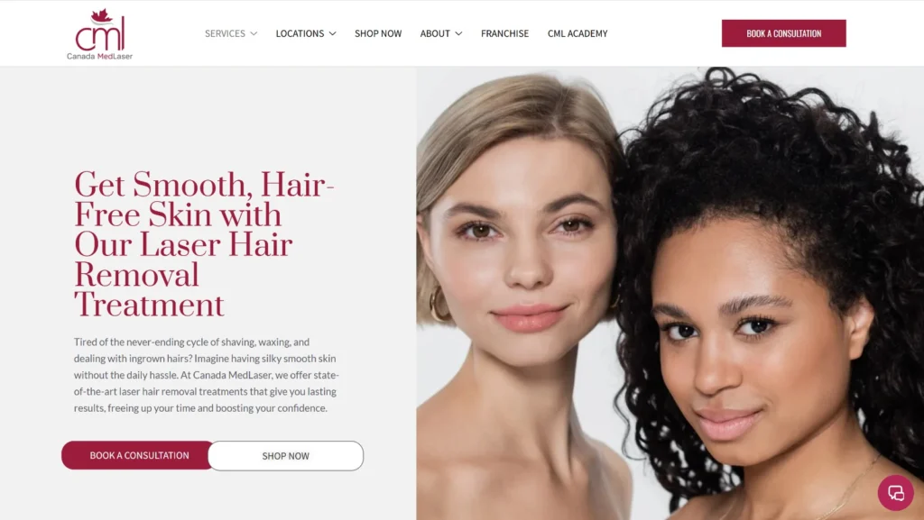 Canada MedLaser - laser hair removal providers near Yonge and Eglinton.