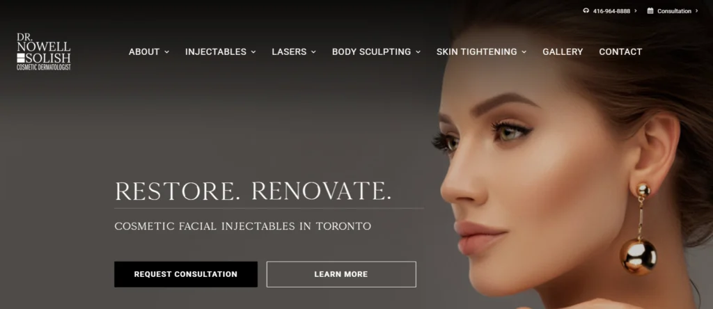 Dr. Nowell Solish - laser hair removal specialists near Avenue Road in Toronto.