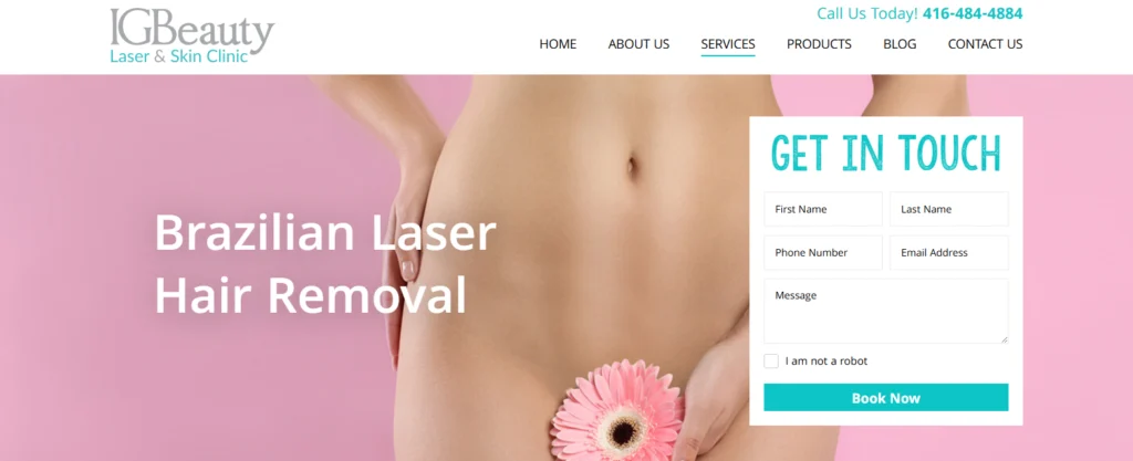 IGBeauty - bikini laser hair removal clinics in Toronto.