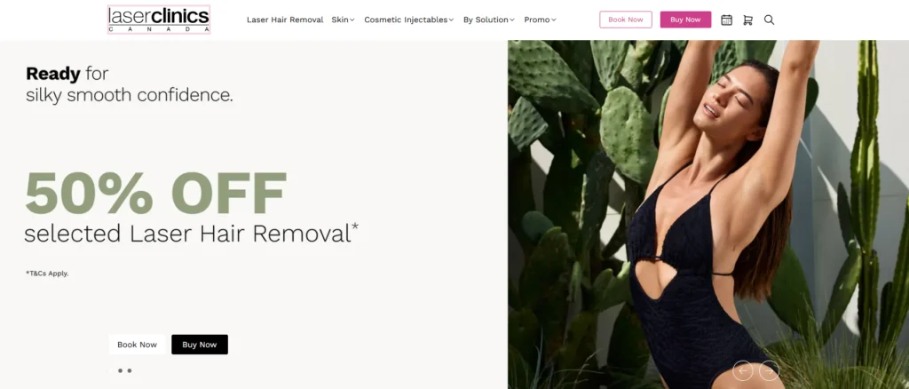 Laser Clinics Canada - underarm laser hair removal in Toronto.