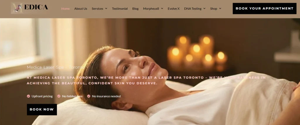 Medica Laser Spa - bikini line laser hair removal clinics in Toronto.