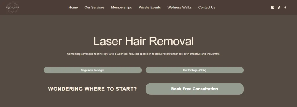 Reset Wellness Studio - legs laser hair removal clinics in Toronto.