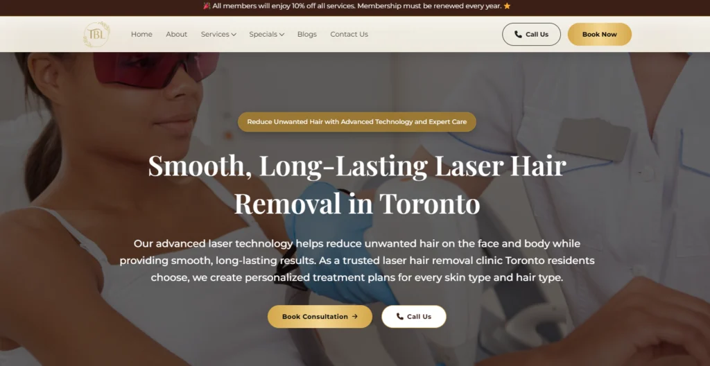 The Beauty Lounge Toronto - laser ingrown hair removal in Toronto.
